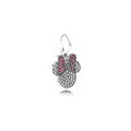 Charm Minnie Mouse con Lazo Rosa y Cristales