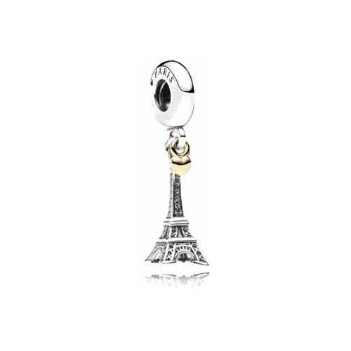 Charm Torre Eiffel Paris Bañado en Oro