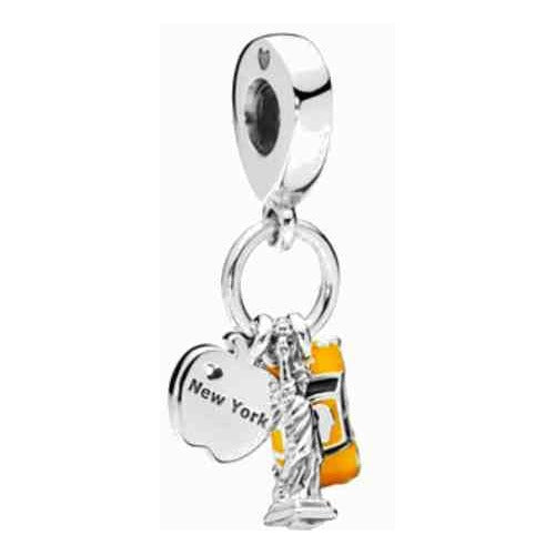 Charm "Big Apple" New York Tipo Pan estilo