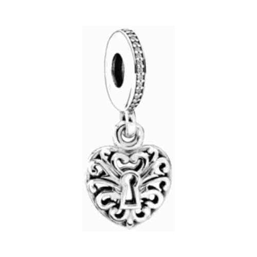Corazón con Llave Filigrana