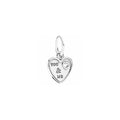 Charm "You & Me" Corazón Plata