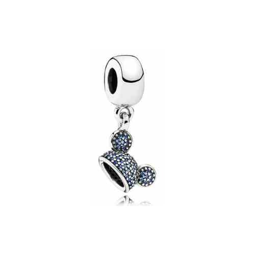 Charm Colgante Mickey Mouse Azul Brillante