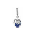 Charm Globo Terráqueo Azul Viajero