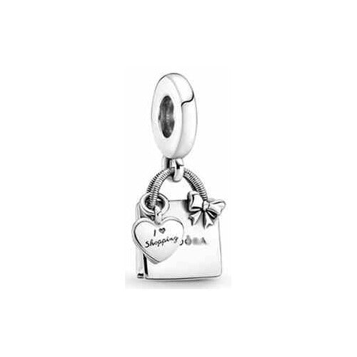 Charm "I Love Shopping" con Bolsa y Moño