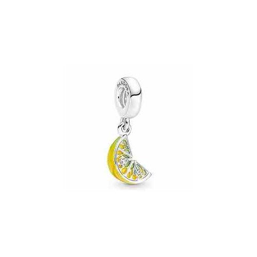 Charm Colgante Rodaja de Limón Brillante