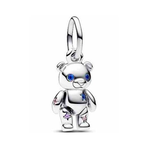 Charm Oso Con Corazones Brillantes