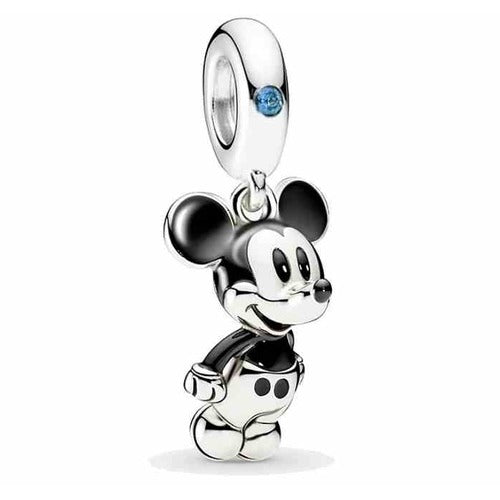 Charm Mickey Mouse con Circonita Azul