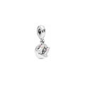 Dije "Mi Amor" plata 925 con esmalte rosa