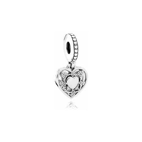 Corazón Brillante Colgante Tipo Pan