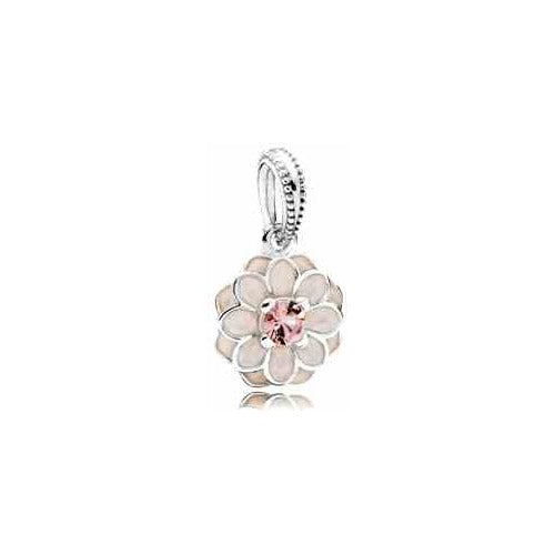 Dije Flor Rosa con Circonita
