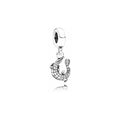 Charm de Cocodrilo Enrollado Brillante