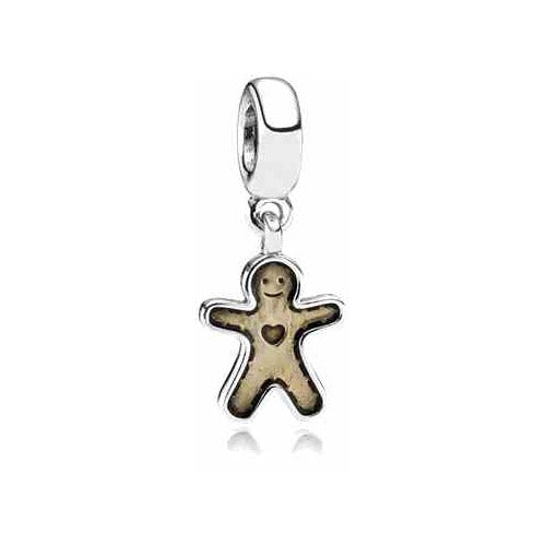 Charm de Hombre de Jengibre con Corazón
