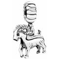 Charm Aries de Plata