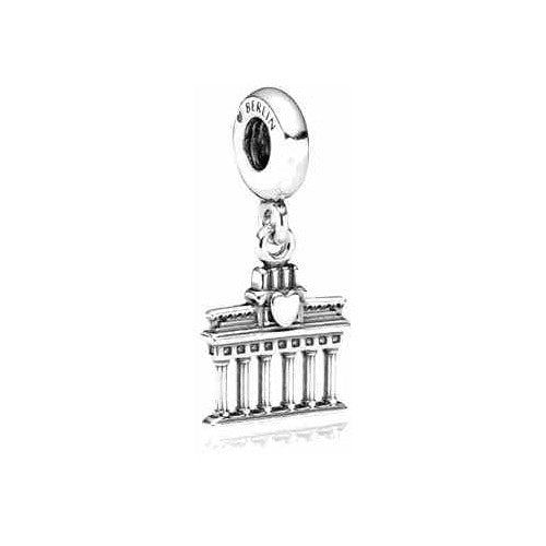 Charm Dije Puerta de Brandeburgo Berlin Plata