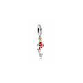 Charm Dijes Pez Koi Rojo Brillante