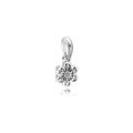 Dije Flor Calada Plata 925
