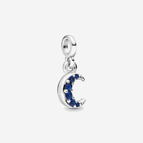Charm Luna Creciente Azul