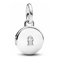 Charm Candado de Plata y Circonita