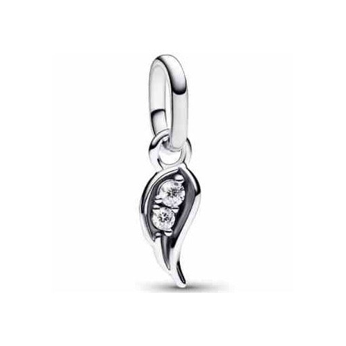 Charm "Dos Arvejas en una Vaina" Plata 925 con Circonias