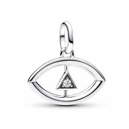 Dije Ojo Protector y Triángulo Brillante