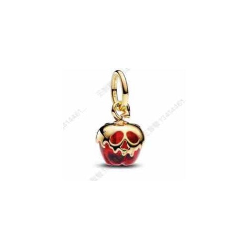 Charm Manzana Roja Venenosa Dorada