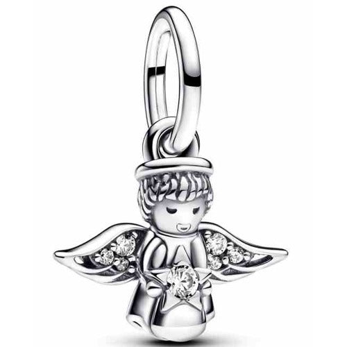 Charm Ángel con Estrella Brillante