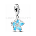 Colgante Flor Celeste para Pulsera