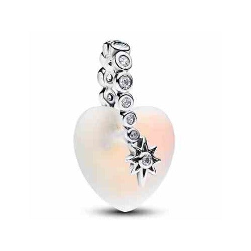 Charm Corazón Nacardiente con Estrella