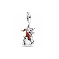 Charm Colgante Santa Claus en reno de juguete