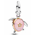 Charm Tortuga Rosa Brillante