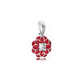 Corazón de Camelia Roja