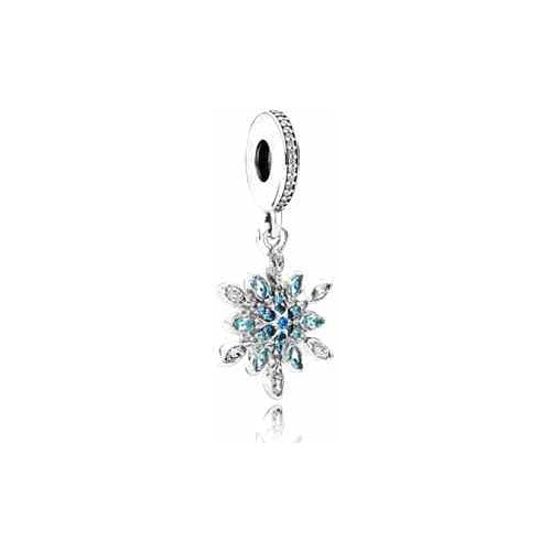 Dije Copo de Nieve Azul