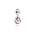 Charm "Merry Christmas" con Bola Navideña