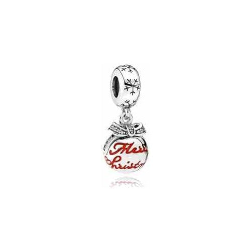 Charm "Merry Christmas" con Bola Navideña