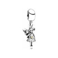 Charm Bailarina con Corazón Dorado