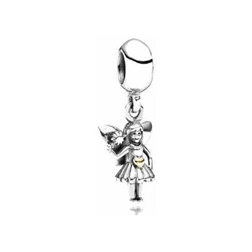 Charm Bailarina con Corazón Dorado