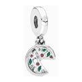 Charm Colgante Pizza con Piedras
