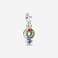 Charm Símbolo Femenino Arcoíris