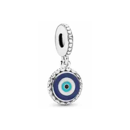 Charm Mal de Ojo Azul y Blanco