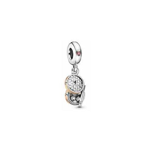 Charm "Mi Hogar" Plata y Tipo Pan Rose