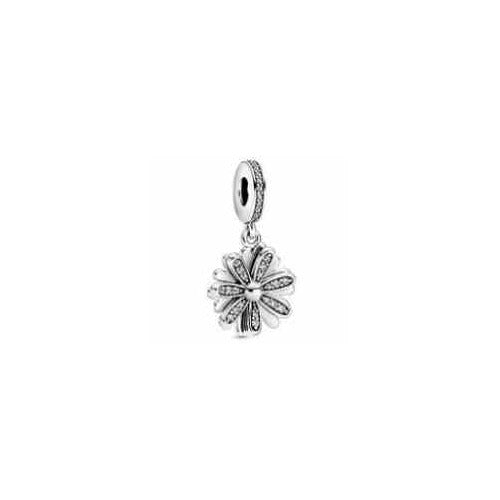 Charm Colgante Flor de Margarita Brillante