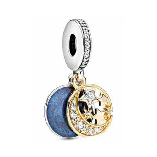 Charm Luna y Estrellas Brillantes