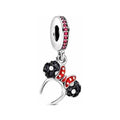 Charm Dije Minnie Mouse Orejas y Moño Rojo