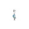 Charm Colgante Loro Azul y Dorado