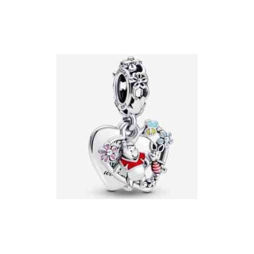 Charm Corazón Winnie the Pooh y Piglet