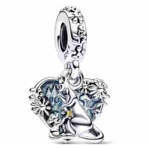 Charm Corazón "El Rey León" con Simba y Nala
