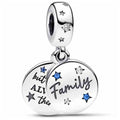 Charm Colgante Familia y Estrellas