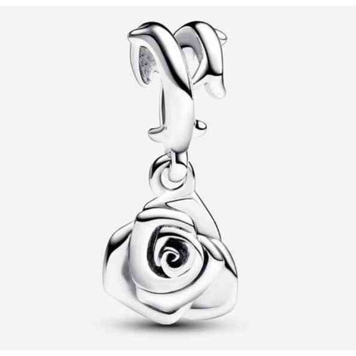 Dije "Beauty and the Beast" Rosa Plateada