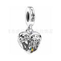 Charm Corazón Jack y Sally