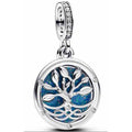 Charm Árbol de la Vida Azul Brillante